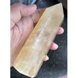 Stor honning calcit krystal trn-6