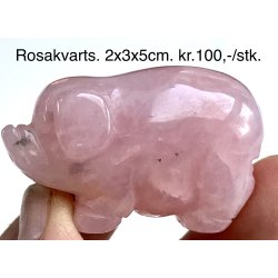 Rosakvarts. 2x3x5cm. 