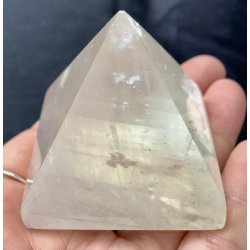 Honning calcit pyramide-11