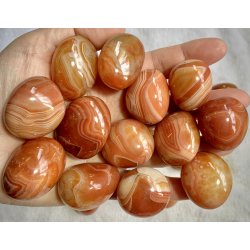 Sukkekogt karneol 30-35gram./stk. 