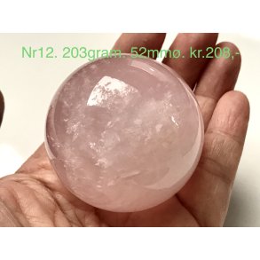 Rosakvarts kugle-12