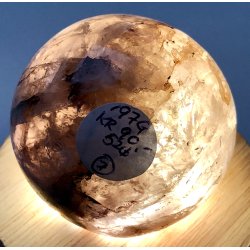 Hematoid kvarts / ild kvarts kugle-7