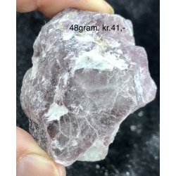 Lepidolit sten plade 48gram. 