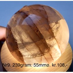 Hematoid kvarts / ild kvarts kugle-9