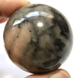 Pink zebra jaspis kugle-2
