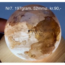 Hematoid kvarts / ild kvarts kugle-7