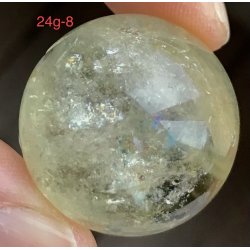 Sm citrin kugle 24gram, 26mm. 