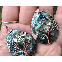 Abelone vedhng m/rosa guld trd