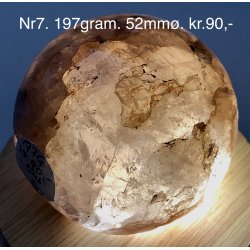 Hematoid kvarts / ild kvarts kugle-7