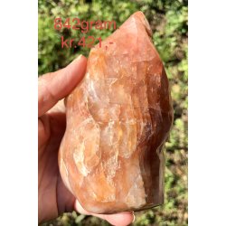 Hematoid kvarts / ild kvarts flamme, 842gram. 