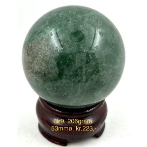 Grn jordbr kvarts kugle-9