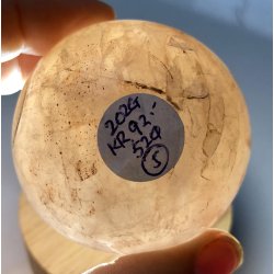 Hematoid kvarts / ild kvarts kugle-5