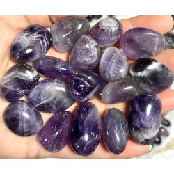 Ametyst lommesten. 10-15gram. 