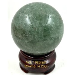 Grn jordbr kvarts kugle-3