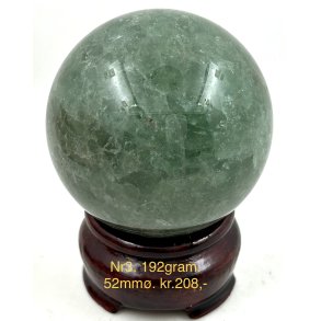 Grn jordbr kvarts kugle-3