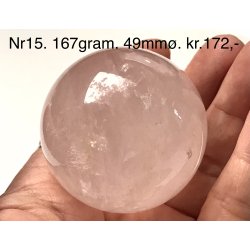 Rosakvarts kugle-15
