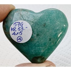Amazonit med rgkvarts hjerte-4