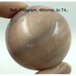 Pink zebra jaspis kugle-4