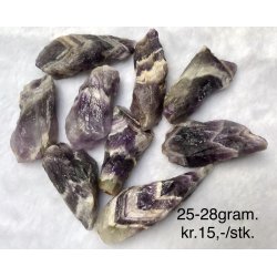 Natur r ametyst tand. 25-28gram