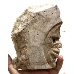 Krystal hoved. 1,625kg. 