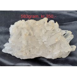 Stor bjergkrystal klynge 583gram. 