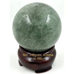 Grn jordbr kvarts kugle-2