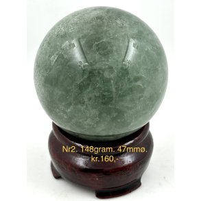 Grn jordbr kvarts kugle-2