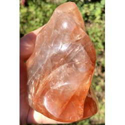 Hematoid kvarts / ild kvarts flamme, 628gram. 