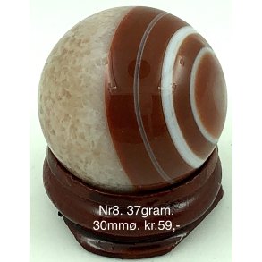Silke agat kugle-8