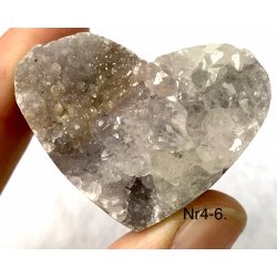 Druzy ametyst eller agat hjerte nr4-7 til kr.50,-