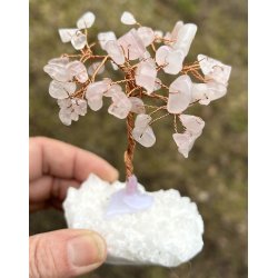 Krystal tr-bjergkrystal fod+rosakvarts