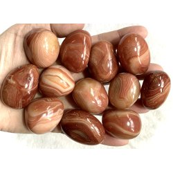 Sukkekogt karneol 35-40gram./stk. 