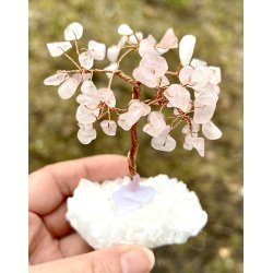 Krystal tr-bjergkrystal fod+rosakvarts