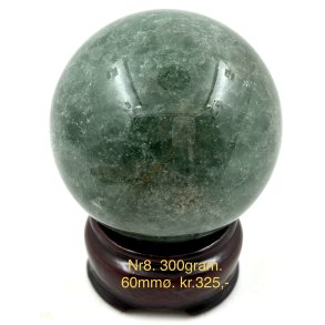 Grn jordbr kvarts kugle-8
