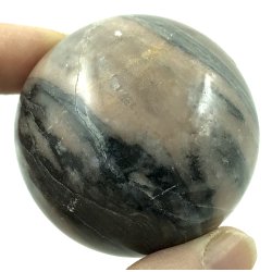 Pink zebra jaspis kugle-7