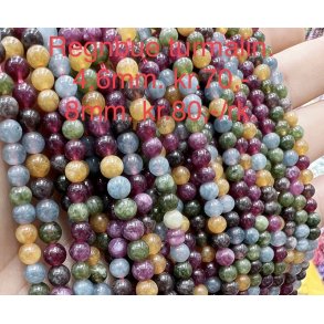 Turmalin regnbue. 6mm. 