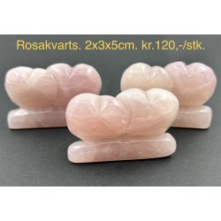 Rosakvarts. 2x3x5cm. 