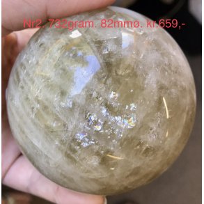 citrin kvarts kugle-2