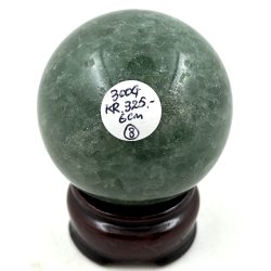 Grn jordbr kvarts kugle-8