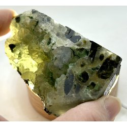 1/2 poleret + 1/2 r Prehnit trn-13