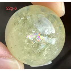 Sm citrin kugle 22gram. 25mm. 