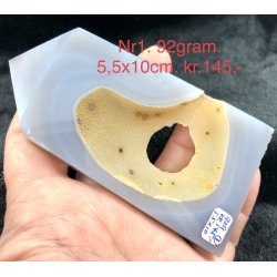 Agat med krystal trn-1