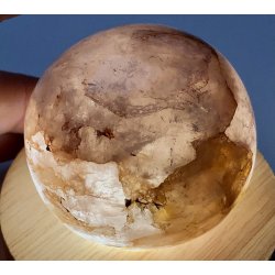 Hematoid kvarts / ild kvarts kugle-3