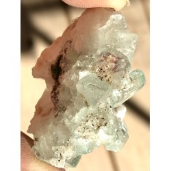 Smukke natur Apophyllit fra Indien -37