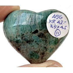 Amazonit med rgkvarts hjerte-11