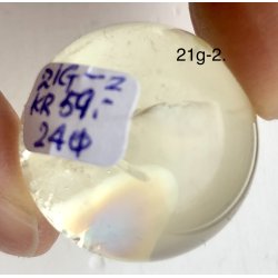 Sm citrin kugle. 21gram. 24mm. 