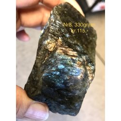 Natur r sm labradorit stykke-18