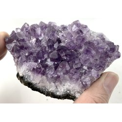 Sm ametyst krystal klynge-12