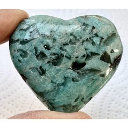 Amazonit med rgkvarts hjerte-3
