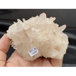 Stor bjergkrystal klynge 340gram. 